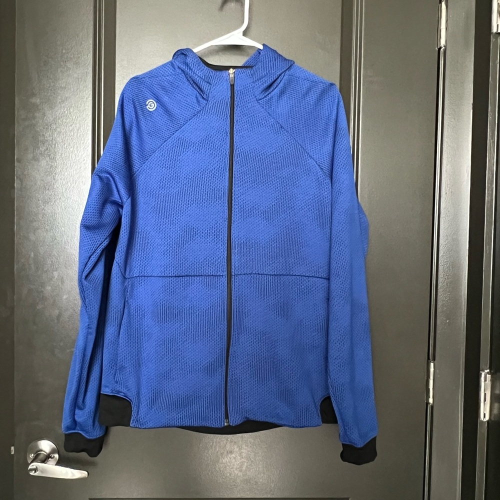 Calvin Green hooded full zip jacket